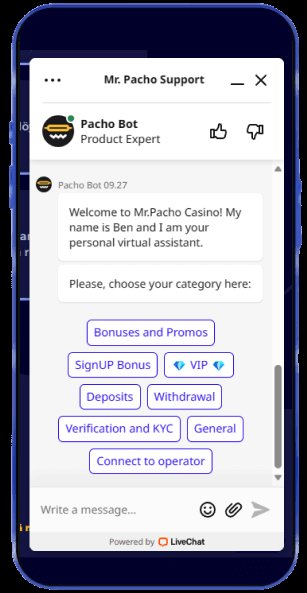 Willkommen bei Mr Pacho Online Casino - Jetzt Spielautomaten genießen.